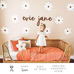Custom Wood Name Sign for Nursery or Kids