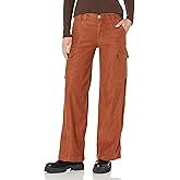 Hudson Womens Mid-Rise Utility Wide Leg Cargo