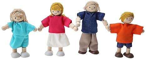 PlanToys 13574150 - Puppenfamilie