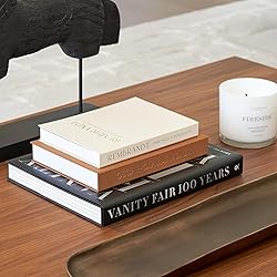 Beautiful Decorative Books - Set of 2 Linen Boxes