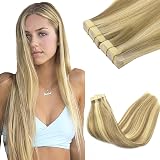 GOO GOO Tape In Hair Extensions 20inch 100g 40pcs 16/22A Golden Blonde
