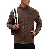 ERECT PEAK Men's Raglan Sweatshirt Sherpa Zipper Classic Warm Shirts Fleeced Lined Winter 2025 Jacket Thermal Pocket Long Sleeve Casual Activewear Coffee XXL