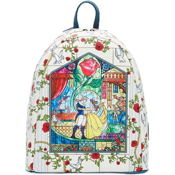 Amazon.com | Loungefly Stained Glass Snow White Mini  display picture 1