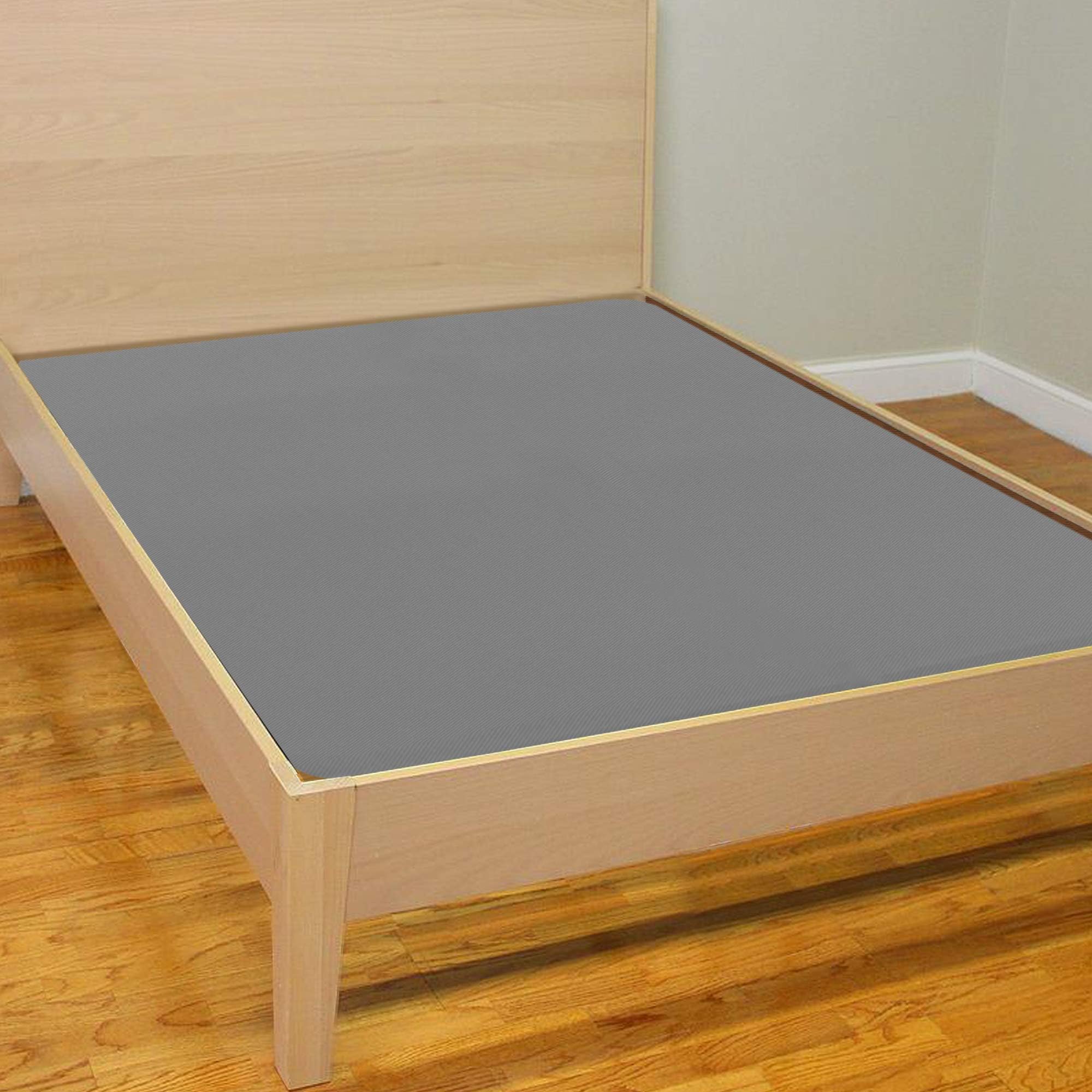 Mattress Solution Split Fully Assembled Bunkie Board for Mattress/Bed Support, King Grey