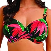 Fantasie Swim Womens Pichola Underwire Gathered Full Cup Bikini Top