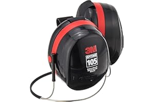 3M Peltor Optime 105 Behind-the-Head Earmuff, Factory, One Size