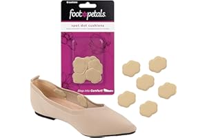 Foot Petals Spot Dot Cushion, Pressure Point Solution for Blister Relief, Rub Protection, Women's Heels, Pumps, Flats
