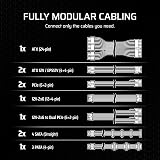 Corsair RM750x Fully Modular Power Supply ATX 3.1 PCIe 5.1 Gold Efficiency view 8
