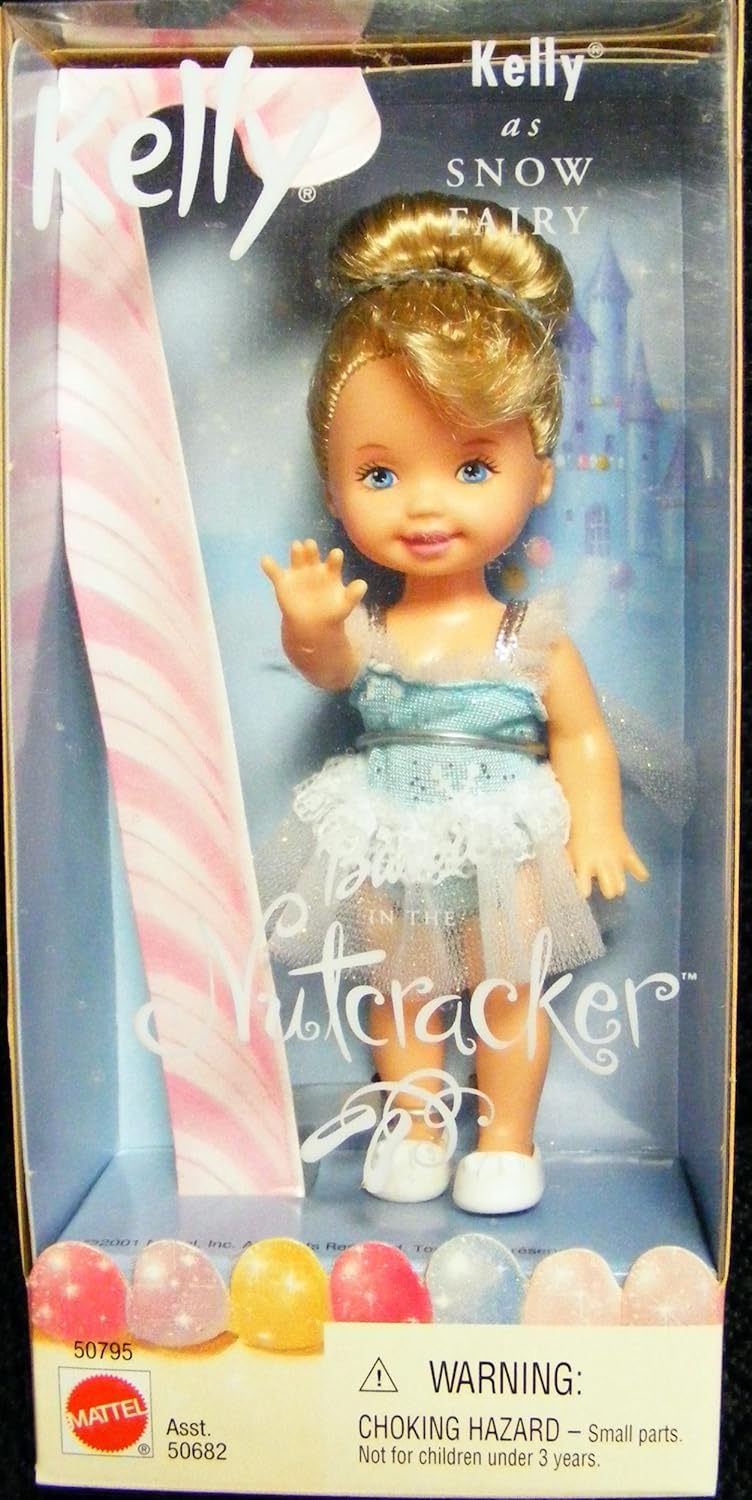 Mattel Barbie Doll Kelly Nutcracker as Snow Fairy 2003 Fairy Tale