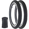 WEEROCK 1/2 Pack 20 Inch Bicycle Tire 20 * 2.125 with Inner Tubes,Bike Tyre for BMX, MTB Mountain Bike,Child Kid Bike,Tricycle,Crusier Bicycle,Multip Color