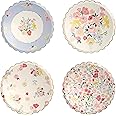Meri Meri Floral Paper Plates (Pack of 8), Disposable Plates for Party, Floral Plates Available as Paper Dinner Plates & Side Plates with Scalloped Edges