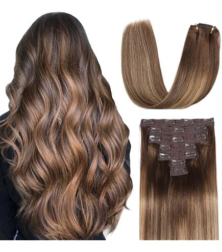 New Hair Sense 100% Human Hair Clip-In Extension 100% remi human hair 7 pcs clip-in extensions;weave  main image 2