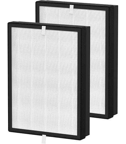 PUREBURG HEPA Ersatzfilter 2er-Pack Kompatibel Mit TOPPIN Luftreiniger TPAP003, 220 M²
