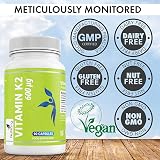 NutriZing Vitamin K2 MK-7 600mcg Natto Based Vegan 90 capsules UK view 4