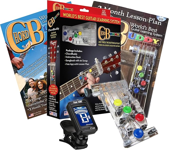 ChordBuddy Guitar Learning System & Teaching Aid Chord Buddy with True