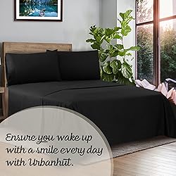 URBANHUT 100% Cotton California King Size Sheets