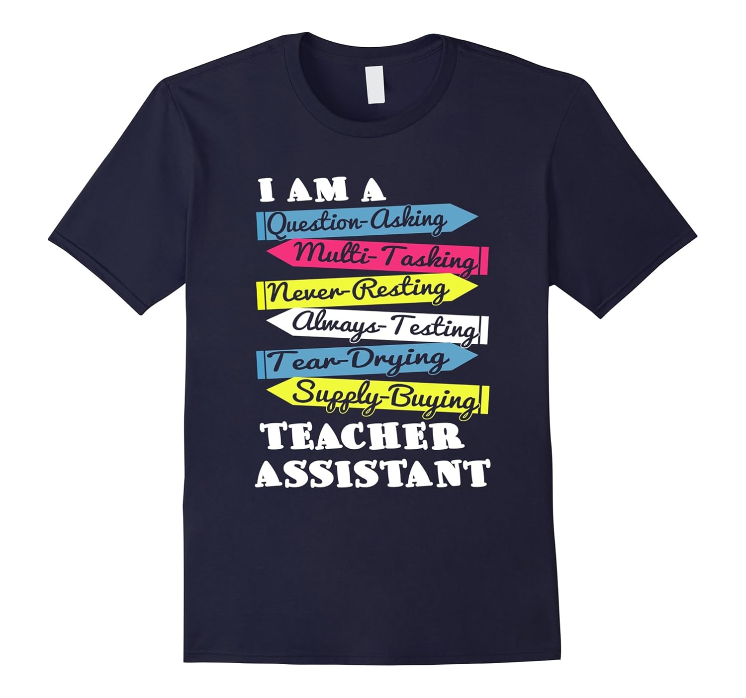 Proud Teacher Assistant Gift T-Shirt For Teacher's Aides ELA-ANZ