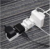 Mercury 4 Gang Extension Lead 1.0m White UK 13A Copper Wiring 4 Socket view 7
