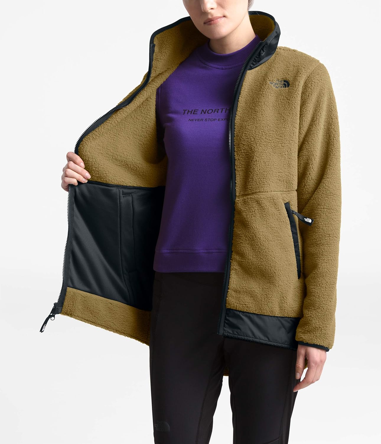 the north face women's dunraven sherpa jacket