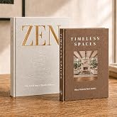 Aesthetic Linen Decorative Books for Home Decor, Set of 2 Fake Books | Hidden Storage Faux Books for Coffee Table, Bookshelf, Entryway, TV Stand or Nightstand, Stylish Keepsake Storage Boxes