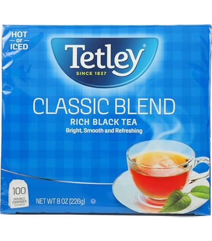 Amazon.com : Tetley Extra Strong 75 Btl : Grocery Tea Sampler