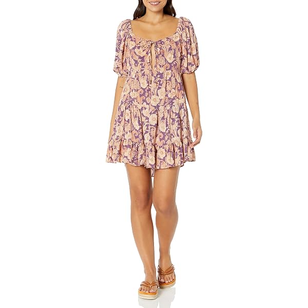 cece short sleeve babydoll dress Puff Sleeve Babydoll Lace Minidress (Women)