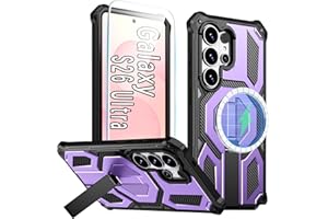 ZOEII for Galaxy S26 Ultra Case Magnetic, with Screen Protector, [Compatible with MagSafe Accessories] Military Grade Protect