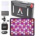 Aputure MC PRO On Camera Video Light,LED Camera Light Panel,2,000-10,000k,Magnet Adsorption Function,Dust and Waterproof,App Control for Vlogging, Photography, Video Conference,TikTok