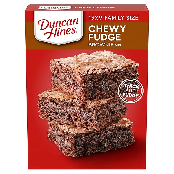 DUNCAN HINES BROWNIE MIX, CHEWY FUDGE, EASTER BAKING, 18.3 OZ.