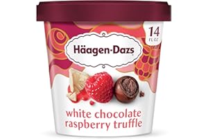HÄAGEN-DAZS Haagen-Dazs Ice Cream, White Chocolate Raspberry Truffle, 14 Fl Oz (Frozen)