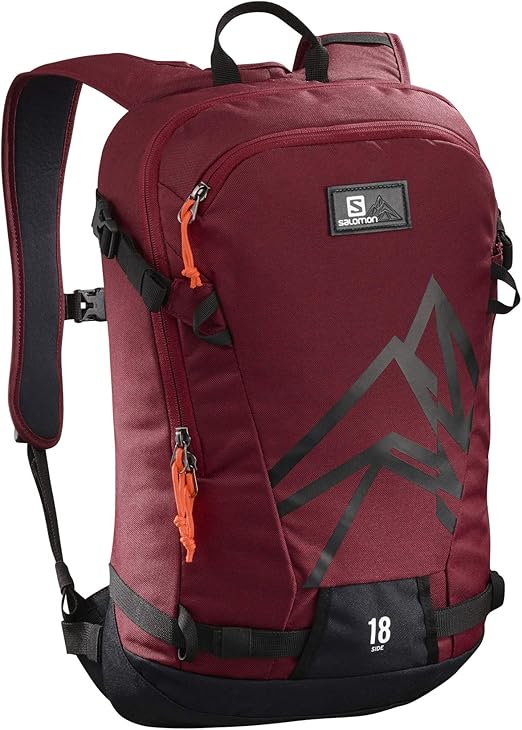 Salomon Side 18 Lightweight Skiing Backpack, Biking Red