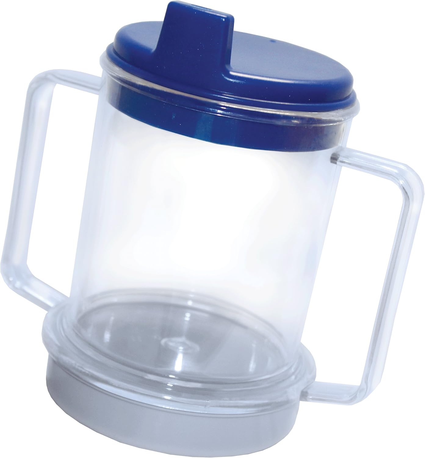 Clear Spouted Cup with Two Handles, Weighted Health