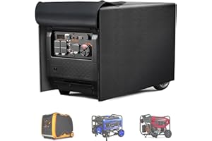 YAFFEY Generator Cover 24”L x 18”W x 20”H, Fits Most 3000-5000W Generators, Heavy-Duty Waterproof Oxford Fabric, Windproof with Zipper Closure for Outdoor Protection