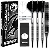 RED DRAGON Darts - Amberjack | Javelin | Pegasus | Razor Edge - Professional Tungsten Soft Tip Darts - Includes Dart Flights and Shafts