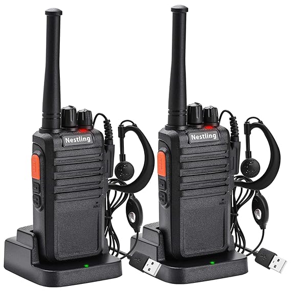 Nestling M4 Walkie Talkie Long Range Professional Two Way Radio 16