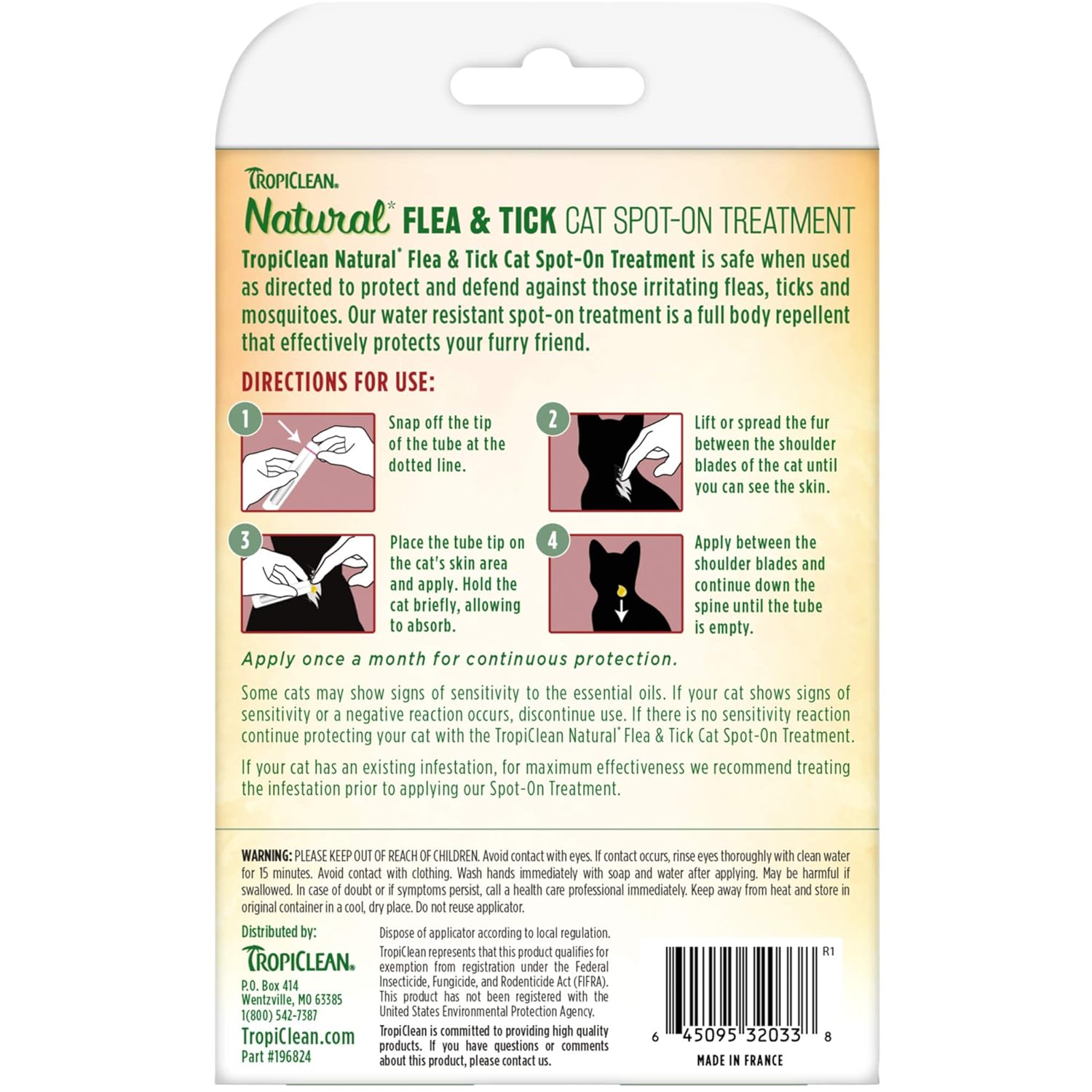 Reviews TropiClean Natural Flea & Tick SpotOn Treatment