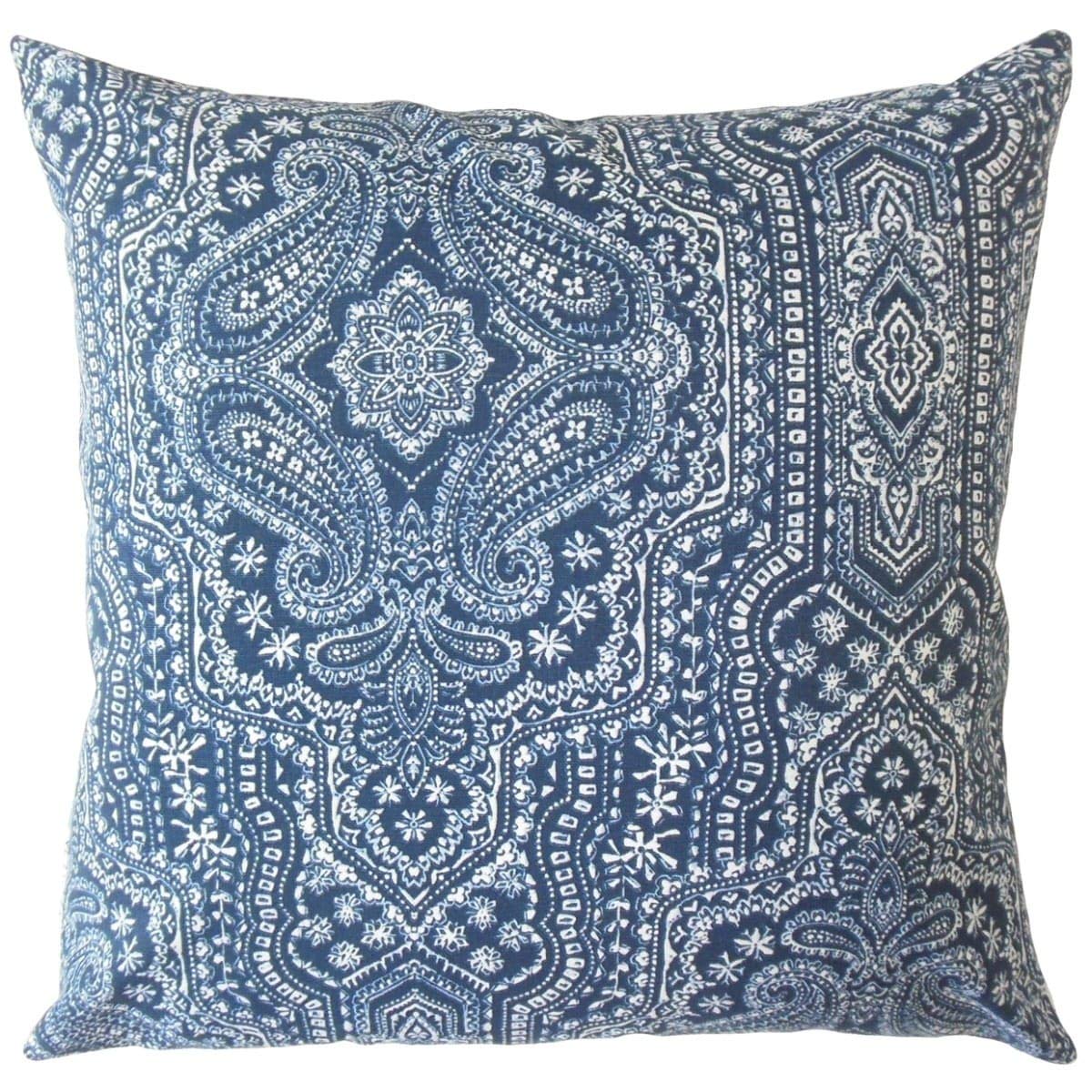 Amazon Com The Pillow Collection Patten Paisley Throw Pillow