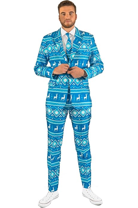 Offstream Blue Nordic Christmas Suit 