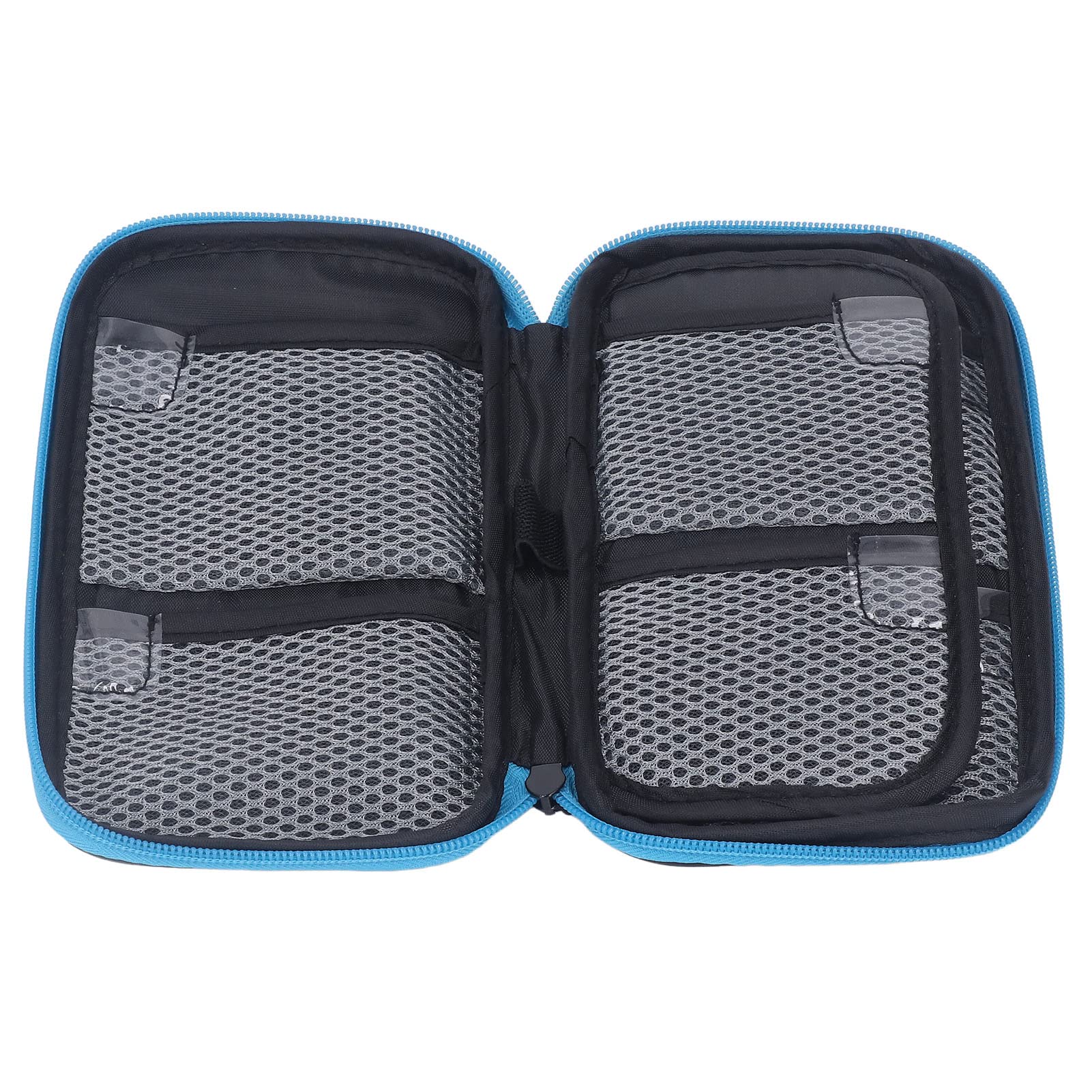 ciciglow Camera Lens Filter Pouch, Lens Filter Case for 4 Large Filter Pockets Dustproof Shock Resistant Filter Carry Case Protective Photography Lens Filter