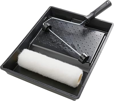 Harris Essentials 9in Walls & Ceilings Paint Roller Set Tray Frame Sleeve