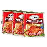 Grace Corned Beef Canned 12oz - 3 Pack