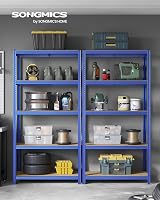 SONGMICS 5-Tier Steel Shelving Unit 600 kg Load 50 x 100 x 200 cm Blue GLR050Q01 view 2