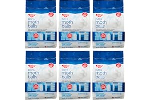 Enoz para Moth Balls with No Clinging Odor: Kills Clothes Moths, Carpet Beetles, Eggs, and Larvae, Use for Storage, 20 oz Bag
