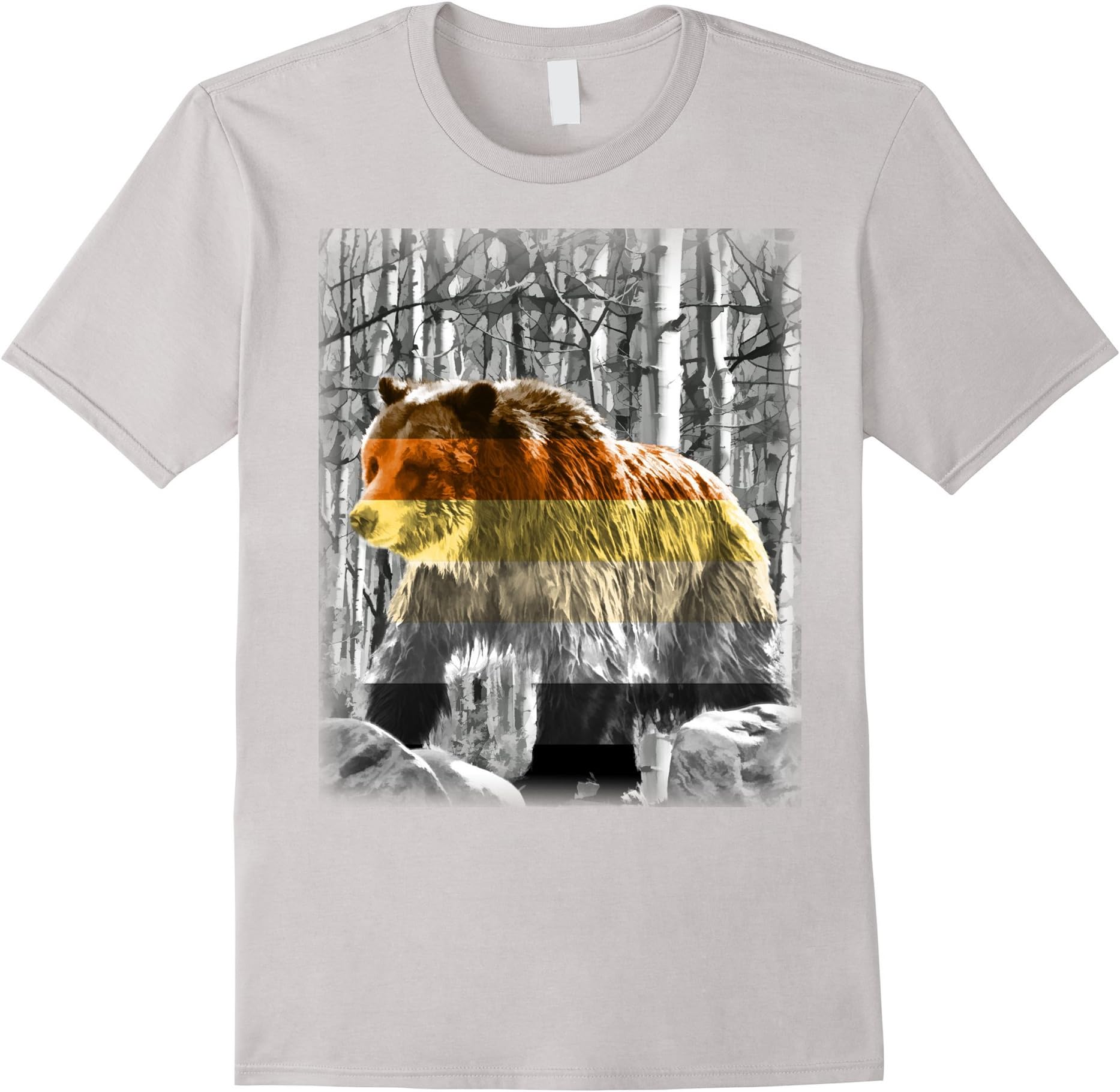 Gay Bear Pride Grizzly Among the Aspen