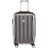 DELSEY Paris Helium Aero Hardside Expandable Luggage with Spinner Wheels, Titanium, Carry-On 21 Inch