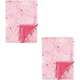 Hudson Baby Unisex Baby Plush Mink and Sherpa Blanket, Floral 2-Piece, One Size