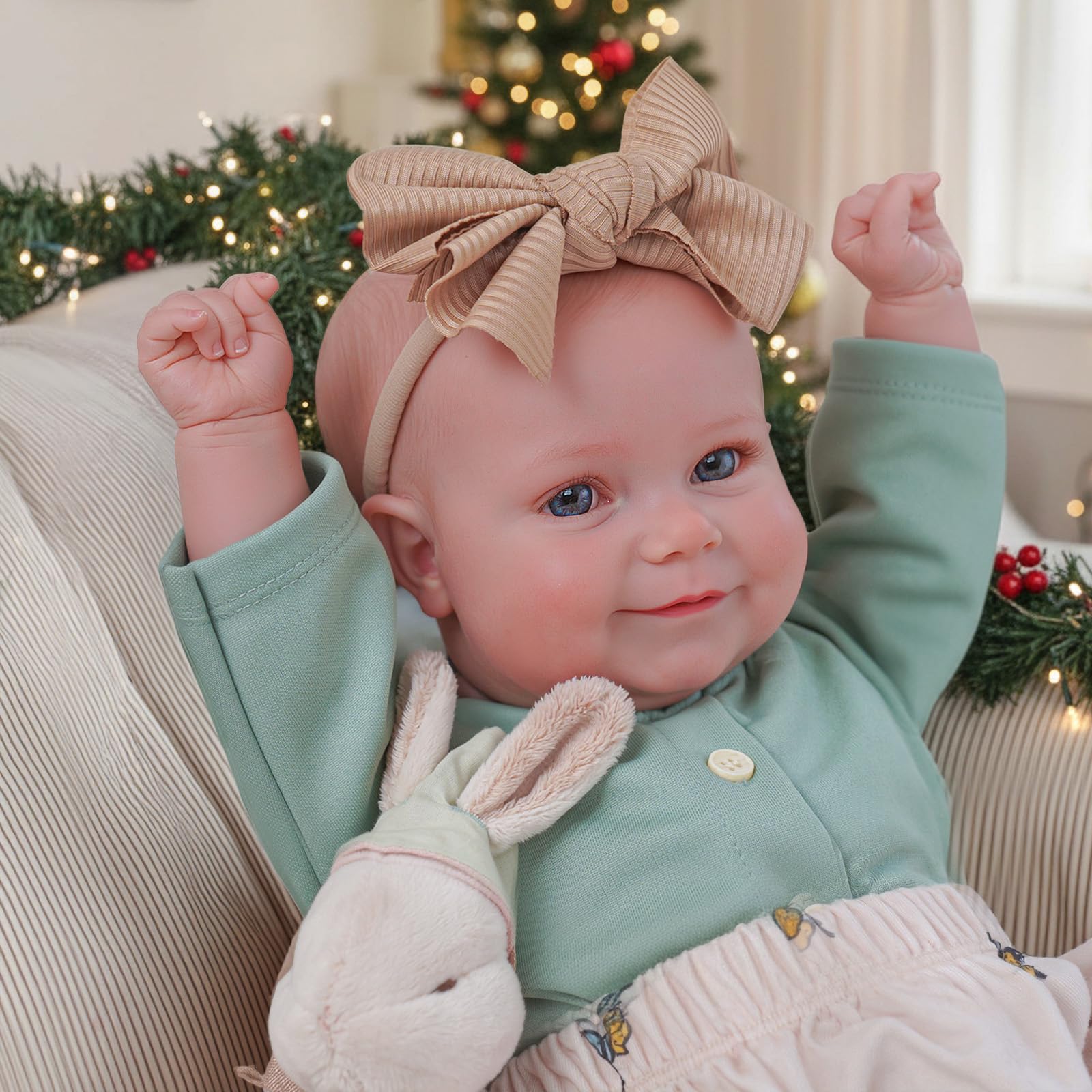 BABESIDE Reborn Baby Dolls, 20Inch Cute Soft Vinyl Realistic-Newborn Baby Doll Poseable Real Life Lifelike Baby Dolls w/Doll Accessories for 3+ Year Old Girls