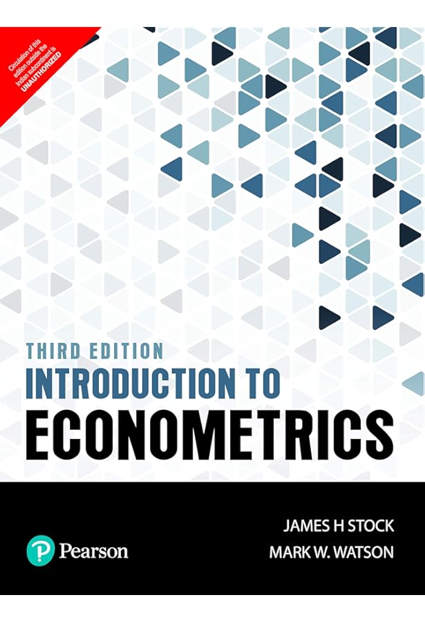Introduction to Econometrics (Pearson Series in Economics