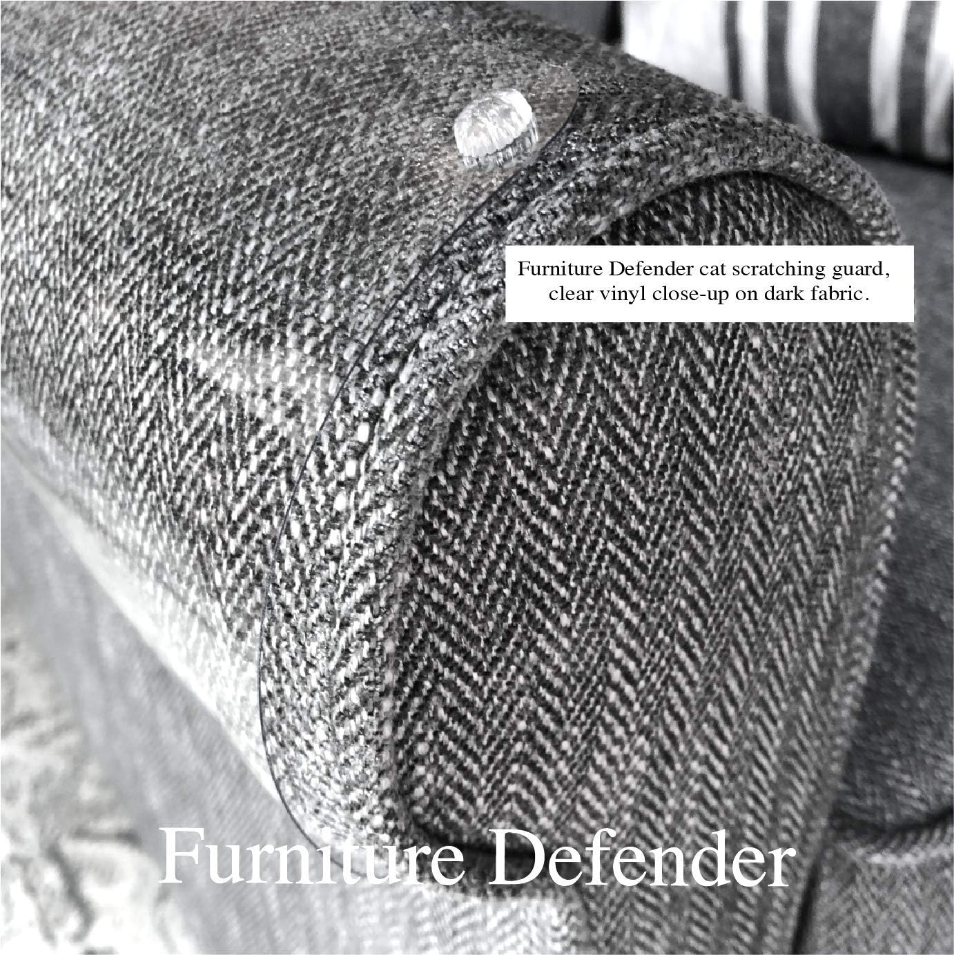 Furniture Defender Cat Scratch Deterrent is How to Love Your Pet by Protecting Your Upholstered Furniture - Stops Scratching Cats - 2 Guards Per Package - Made in USA : Pet Supplies