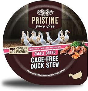 Castor & Pollux Pristine Grain Free Small Breed Free Wet Dog Food (12) 3.5 oz Tubs